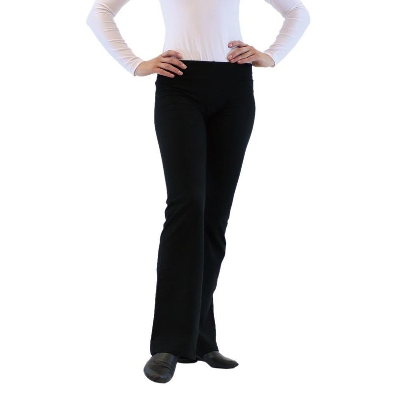 Danzcue Adult Jazz Pants Medium Black - Image 3